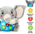 STEAM Life Baby 3-6 Months Boy Gifts, Musical Plush Elephant Toys for Newborn Toddler, Light Up Stuffed Animal