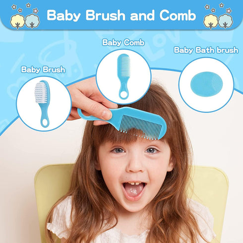 14 1 Set Set 14 1) Baby Healthcare and Grooming Kit, in Baby Safety Newborn Nursery Health Care with Hair Brush Scale