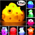 Bath Toys Set of 8 Pcs Light Up Floating Rubber Animal Toys, Color Changing Light for Kids Bathtub Games