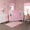 EVERYDAY KIDS 4 Pc Crib Bedding for Girls Nursery Set Includes Baby