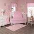 EVERYDAY KIDS 4 Pc Crib Bedding for Girls Nursery Set Includes Baby