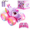 SUMEAUT Remote Control Car Unicorn Monster Trucks for Girls 360 Rotating 4WD Stunt