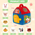 6-12 1-3, SAIMAND Baby Toys Months, Barn with Stuffed Farm Animals, Montessori Toy for Babies, Sensory Toys
