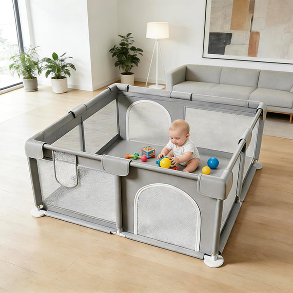 Nawahev Baby Playpen 47 x 47 Inch, Large Playpen for Babies and Toddlers,