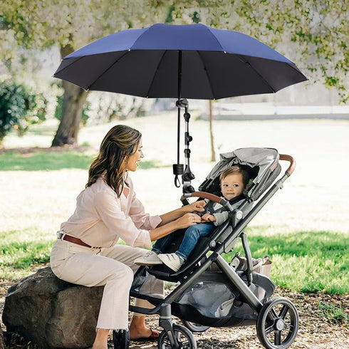 Toega Parasol,360 Baby Stroller Adjustable Mount, Waterproof,Umbrella for Stroller Sunshade for All Kinds of Strollers