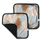 Copper Pearl Baby Security Blanket Set of 2, Ultra-Soft Portable Size for Self-Soothing, Ideal Loveys for Boys Girls -
