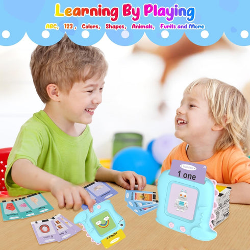 Pocket Speech Talking Flash Cards, 336 Sight Words for Toddlers, Montessori Audible Speech Buddy Learning Materials
