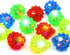 12Pcs Novelty Place Flashing LED Jelly Rings Fun Glow in the Dark Light Up Toy Rings for Kids, Party Favors, Birthday