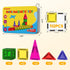 112PCS Set Set 4-8 Mini Magnetic Tiles for Kids, Magnetic Tiles Travel with Iron Box, Portable Construction Toys STEM