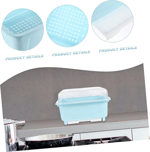 Cabilock Compact Chopstick and Bowl Storage Box, Multi-Functional Kitchen Utensil Organizer for Drying Cutlery