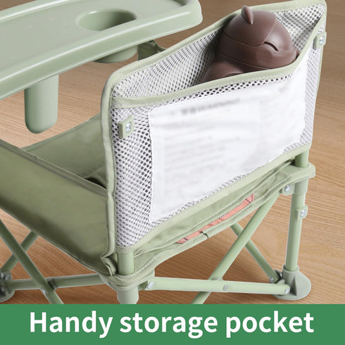M-CASTLE 6 3 New Portable Travel Booster Seat with Tray|Foldable Infant Seat Booster Dining Chair|Great for Camping