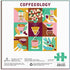 Galison Coffeeology Puzzle, 500 Pieces, 20” x 20” – Coffee Jigsaw Puzzle with Beautiful Illustrations