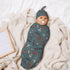Swaddling Blanket for Baby, Unisex Sleeping Sacks with Hat, Western