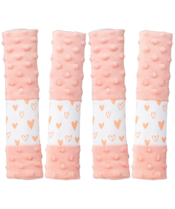 1 one enjoy 4 Pack Car Seat Belt Straps Cover for Baby Kids,Pink Baby Carrier