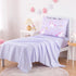 Set 4 Set Wake In Cloud - Toddler Bedding for Girls, Cute Unicorn Rainbow Stars, Pieces Soft Crib Bed Including