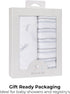 Pack 2 Pack Set Pack 100% 38x24x5 Ely's & Co. and Play Sheets, for Mini/Portable Crib, Fitted Playpen Play Yard Sheet