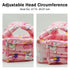 3 Baby Head Protector Helmet & Baby Knee Pads Pairs Toddler Protector Cap Soft Cotton Cushion, Adjustable Bump-Free