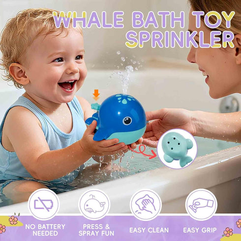 11PCS 12+ Mold Free Bath Toys, | Safe Easy Clean & Fun Floating Boats & Spoon & Watering Can and Whale Bath Toy