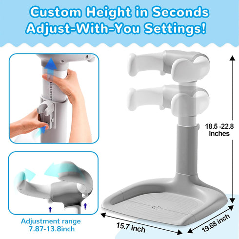 8-36 Baby Shower Stand - Adjustable Height Baby Shower Standing Support | Baby Bath Stand Soporte para Baera de Beb |