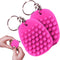 HedgeHog Mini Keychain - Soft, Smooth, Lightweight & Silent Fidget Toy for Stress Relief