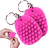 HedgeHog Mini Keychain - Soft, Smooth, Lightweight & Silent Fidget Toy for Stress Relief