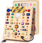 Busy Board with 19 LED Light Switches, Montessori Toys for 1 2