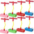 Wettarn 8 Pcs Foam Pogo Jumper, Safe and Fun Jumping Stick for Teens, Boys and Girls, Indoor Outdoor Halloween