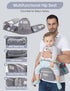 6 1 0-36 Baby Carrier with Hip Seat, in Baby Carrier Newborn to Toddler, Adjustable Infant Carrier with Hood, All