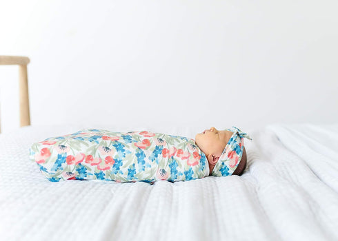 Cozy Wren Large Premium Knit Baby Swaddle Blanket - Perfect for Moments