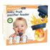 Solids/Frozen 4M+, 2-Pack Baby Fruit Feeder Pacifier, Infant Teether Toy BPA-Free Silicone Pouch & Nipple, Safely