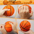 5" Mini Foam Basketball - Replacement Balls for Over The Door Basketball Hoop, 3 PCS Set (Orange)