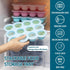 Baby Food Storage Container - 12 x 1.5OZ Silicone Baby Food Freezer Tray with Silicone Lid for Homemade Baby Food,