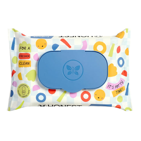 126 Count The Honest Company Toddler Hypoallergenic Flushable Wipes