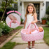 7 Set 17-22 Inch Aori Pcs Reborn Baby Dolls Clothes with Pink Bassinet for Baby Doll, Carrier Bed and Baby Doll Clothes