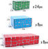 Cardboard Building Block, EXERCISE N PLAY 40pcs Extra-Thick Jumbo Giant Building Blocks for Kids