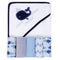 Viviland Baby Towels and Washcloths, Soft Absorbent Baby Boy Bath Towel Set,