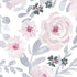 Bedtime Originals Blossom Mini Crib Sheet - Floral, Pink, Gray, White