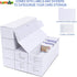 Trading-Card Storage Box, 8-Pack 1000 Count Corrugated Cardboard with Dividers for TCG/Magic Storage