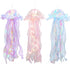 Glitter Iridescent Jellyfish Hanging Decor Blue Purple Jellyfish Kit for Under The