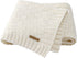 LAWKUL Knit Baby Blankets, White Cable Newborn Receiving Blanket, Soft Swaddle for Crib Stroller, 40"x30"