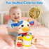 6-12 1, 2 V-Opitos Stuffed Cow Musical Toys for Baby Months+, Early Learning Light up Music Drum, Perfect Christmas