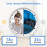 HelloBaby 6IPS 4000mAh 2-Way Large Screen, Video Baby Monitor with Upgraded Battery, Talk, Night Vision, Pan-Tilt-Zoom