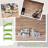 12 8.27 11.69 Inch Flutesan Pcs Miniature Dollhouse Wallpaper and Flooring Peel and Stick Mini DIY Self Adhesive