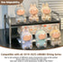 LDNMILES Clear Figure Display Case Compatible with LABUBU Have a Seat Plush Toy, Protective Cover