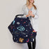 Schgap Space Galaxy Car Seat Cover for Babies Nursing Cover Breastfeeding Baby Carrier Covers Carseat Canopy