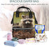 HCBPWVQA Backpack Daypacks Backpack Mommy Raccoon Diaper Bag with Changing Pad and Pacifier Holder, Multifunction