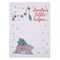 NOJO Bear White, Red, and Green Santa's Little Helper Christmas Photo Op Baby Blanket