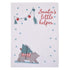 NOJO Bear White, Red, and Green Santa's Little Helper Christmas Photo Op Baby Blanket