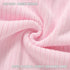 100% Organic Cotton Baby Blanket for Girls Luxury Stretch Ribbed Knit, Breathable Swaddle Quilt Blanket for Newborns
