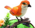 PowerTRC Singing & Chirping Bird in Cage, Realistic Sounds & Movements, Battery Operated, 10” x 7”